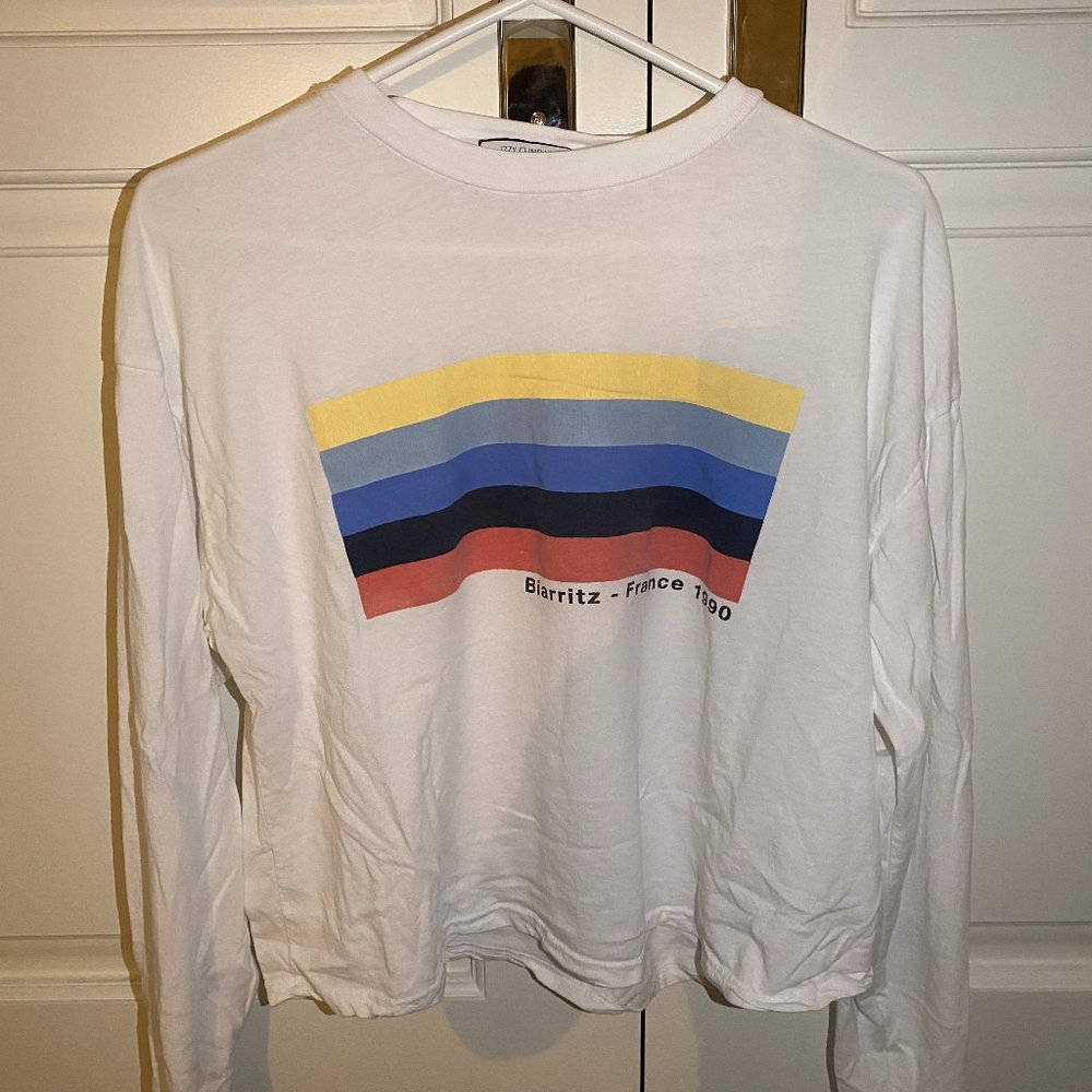 Brandy white long sleeve